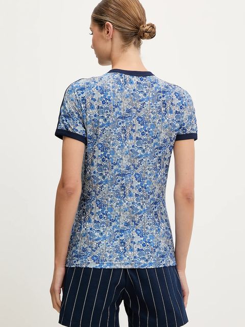 adidas Originals t-shirt Liberty damski kolor granatowy JC5304