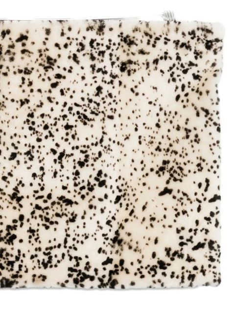 TOTEME abstract-pattern scarf - White