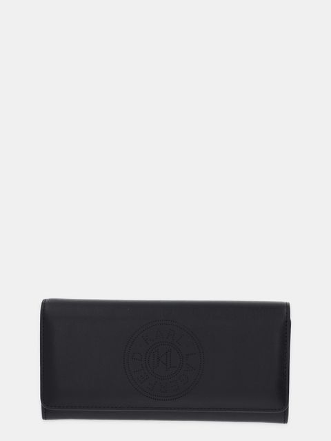 Karl Lagerfeld portfel K/CIRCLE damski kolor czarny B1W32029 - zdjęcie produktu nr 1