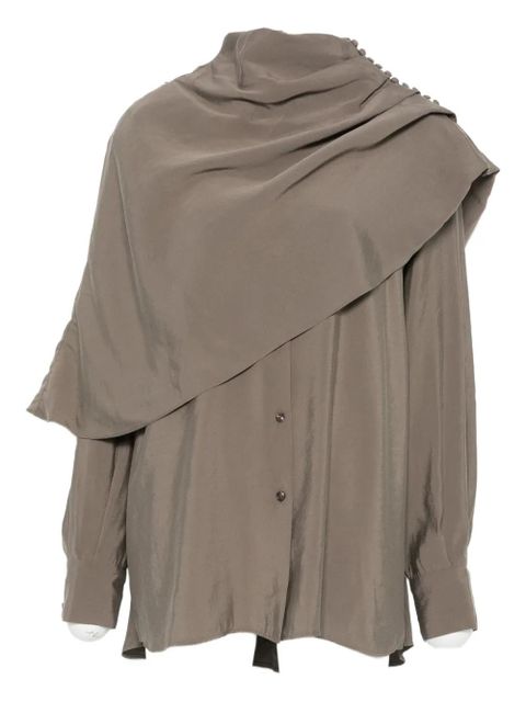 Magda Butrym classic button shirt - Grey