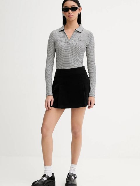 Tommy Jeans longsleeve kolor czarny DW0DW21933