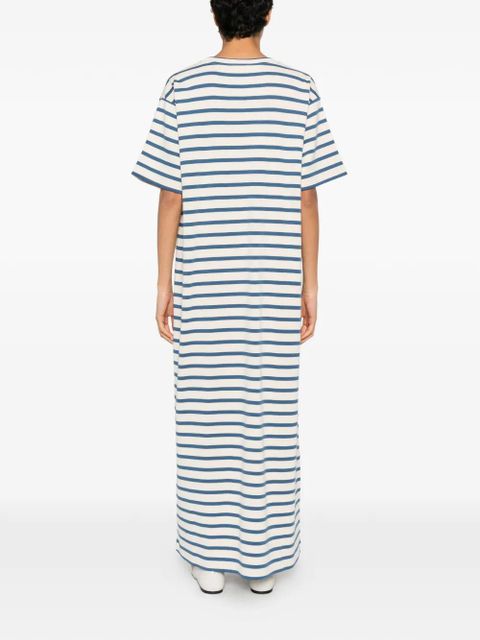 Jil Sander striped maxi dress - Neutrals