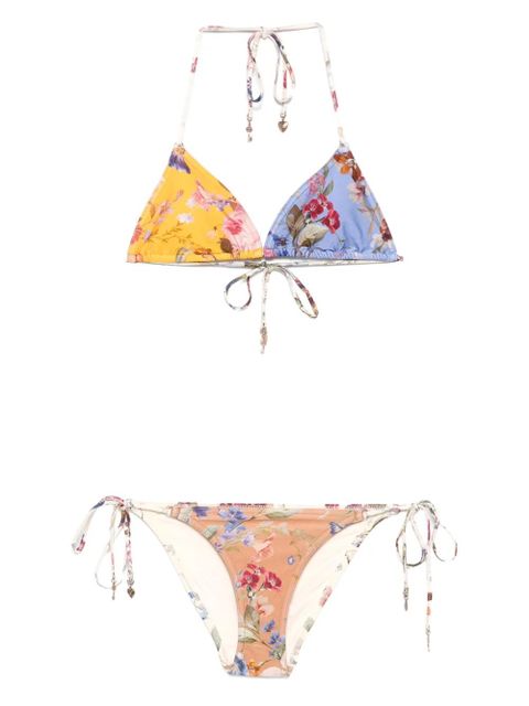ZIMMERMANN Patience Spliced Tri bikini - Neutrals - zdjęcie produktu nr 1