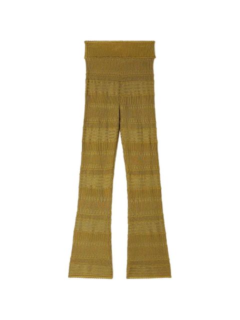 SANDRO pattern slim-fit trousers - Green - zdjęcie produktu nr 1