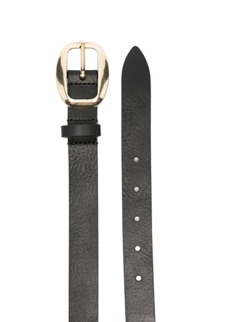 ISABEL MARANT oval buckle belt - Black - zdjęcie produktu nr 2