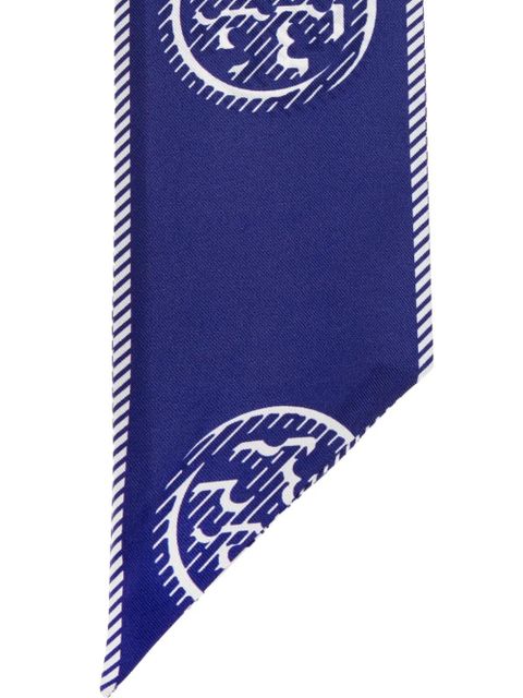 Tory Burch printed neck scarf - Blue - zdjęcie produktu nr 2