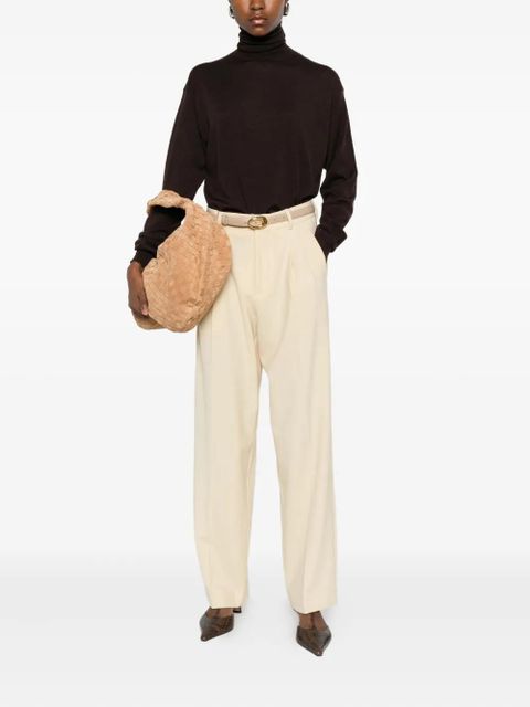 SOLOTRE roll-neck sweater - Black