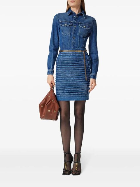 Versace denim mini skirt - Blue - zdjęcie produktu nr 2
