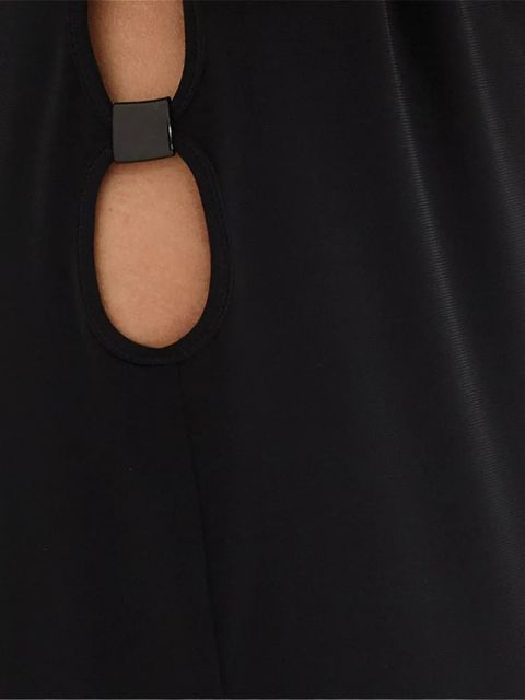 ERES side cutout ellipse dress - Black