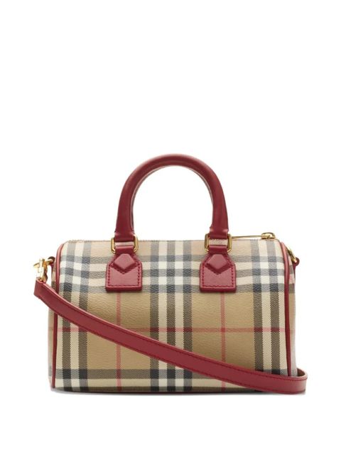 Burberry bowling check mini bag - Neutrals