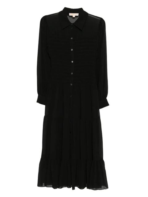 Michael Kors smocked shirt dress - Black - zdjęcie produktu nr 1