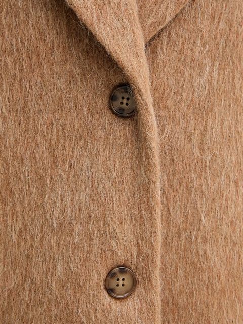 Twinset płaszcz z domieszką wełny