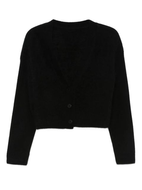 Nanushka button-front cashmere cardigan - Black - zdjęcie produktu nr 1