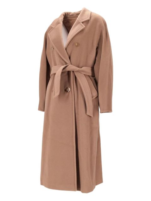 Max Mara Madame double-breasted belted coat - Brown