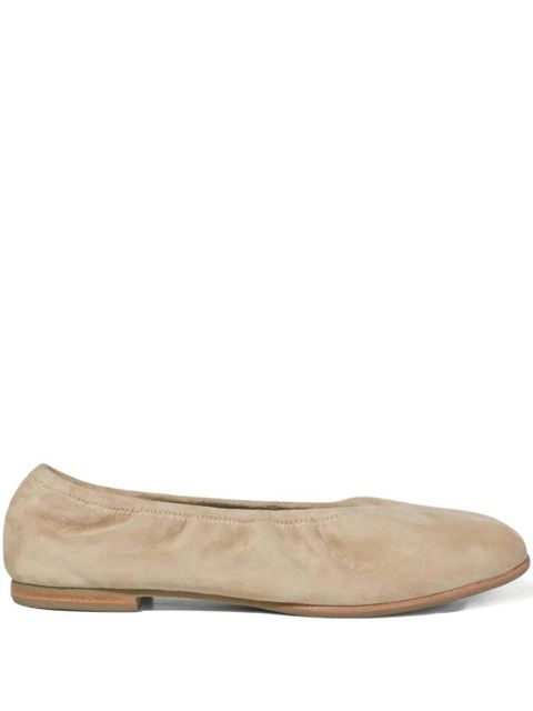 Simkhai Danna suede elasticated ballet flats - Neutrals - zdjęcie produktu nr 1