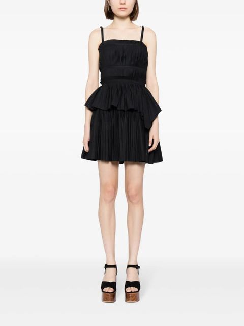 Ulla Johnson Bailey pleated minidress - Black - zdjęcie produktu nr 2