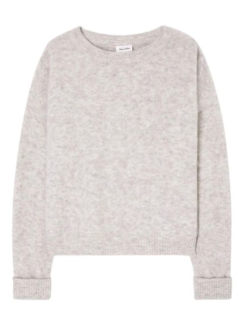 American Vintage Vitow ribbed boat-neck sweater - Grey - zdjęcie produktu nr 1