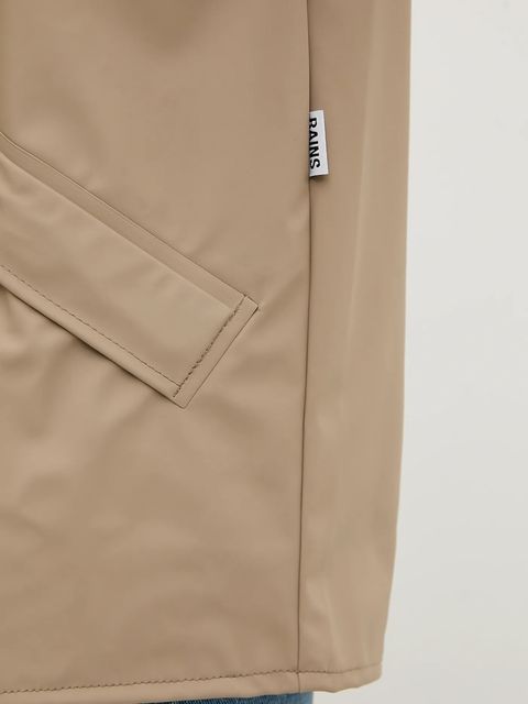 Rains kurtka 12010 Jacket W3 kolor beżowy przejściowa 12010