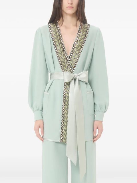 Valentino Garavani embroidered-detail blouse - Green