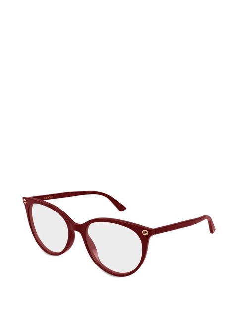 Gucci Eyewear gg0093o round frame glasses - Red - zdjęcie produktu nr 1