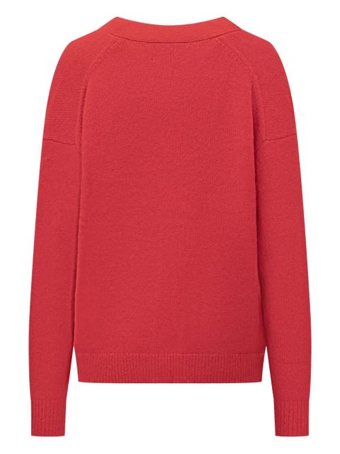 MARANT ÉTOILE Eborah-gf pocket button cardigan - Red - zdjęcie produktu nr 2