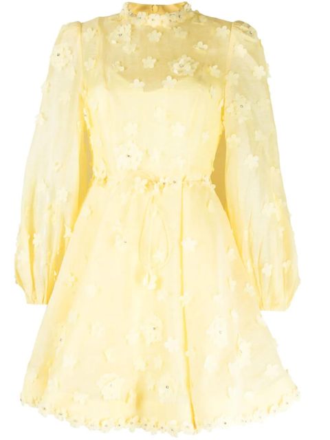 ZIMMERMANN Matchmaker Lift Off minidress - Yellow - zdjęcie produktu nr 1