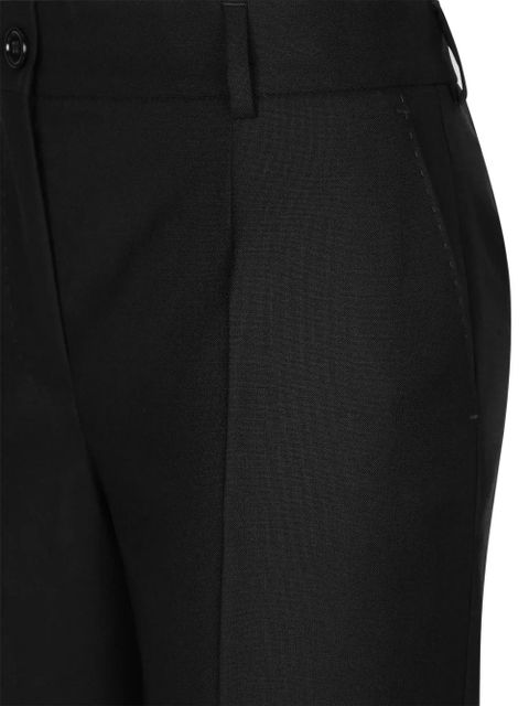 Dolce & Gabbana flared virgin-wool trousers - Black