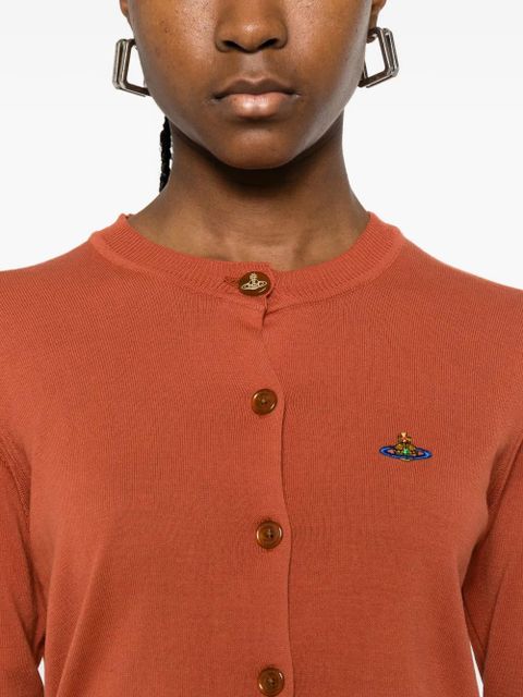 Vivienne Westwood button-fastening cardigan - Orange