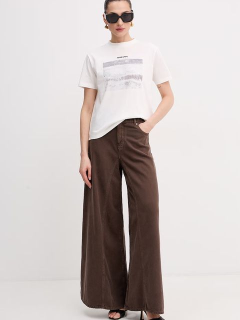 Patrizia Pepe t-shirt damski bawełniany - zdjęcie produktu nr 1