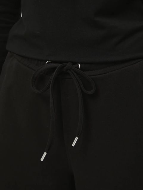 Medicine spodnie dresowe damskie kolor czarny szerokie medium waist