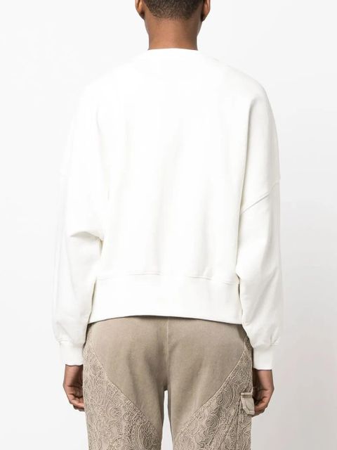 TWINSET logo-embroidered sweatshirt - White