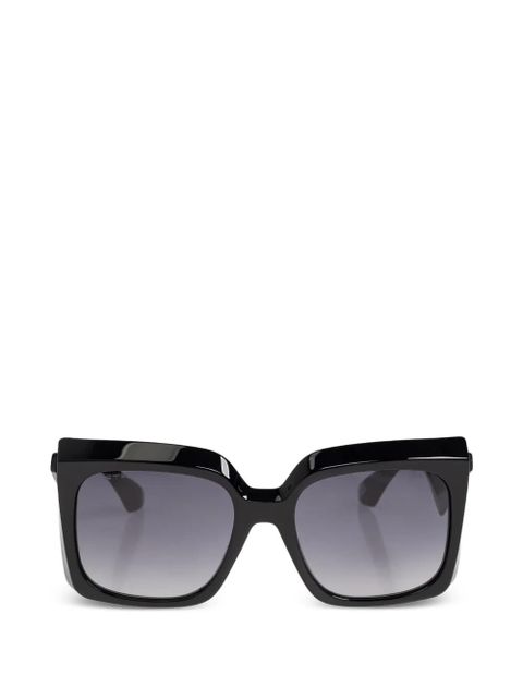 ETRO geometric-frame sunglasses - Black