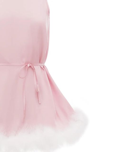 Sleeper Bisou Bisou feather-trim top - Pink - zdjęcie produktu nr 2