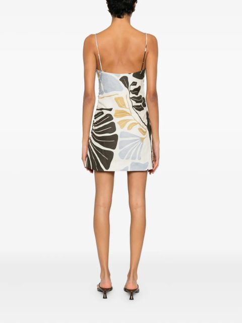 SIR. Lola square-neck mini dress - Neutrals