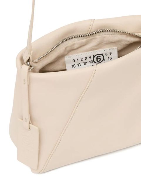 MM6 Maison Margiela leather cross body bag - Neutrals