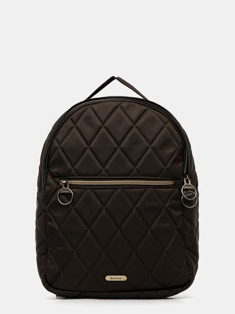 Barbour plecak damski kolor zielony duży gładki LBA0394 - zdjęcie produktu nr 1