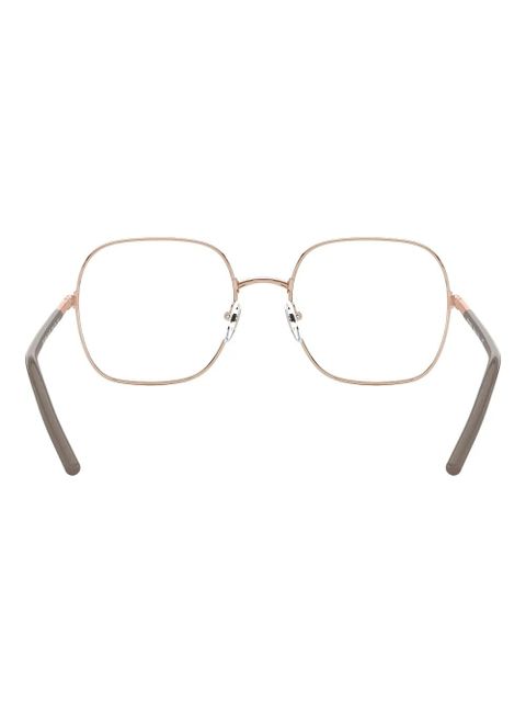 Prada Eyewear square-frame glasses - Gold - zdjęcie produktu nr 2