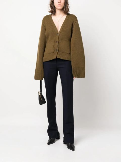 TOTEME slim-fit tailored trousers - Blue - zdjęcie produktu nr 2