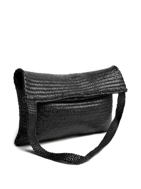 DRAGON DIFFUSION Ars woven leather shoulder bag - Black