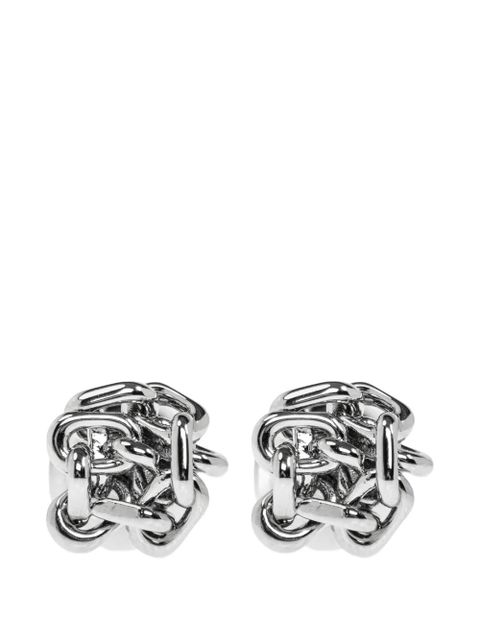 Jil Sander The coolest chain knot earrings - Silver - zdjęcie produktu nr 1