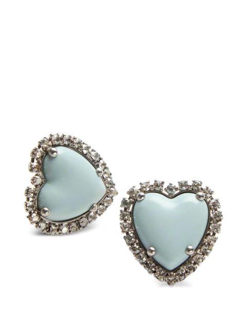 Valentino Garavani Coeur Hyperbole earrings - Silver - zdjęcie produktu nr 2