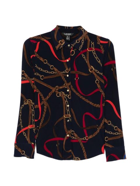 Lauren Ralph Lauren printed shirt - Blue - zdjęcie produktu nr 1