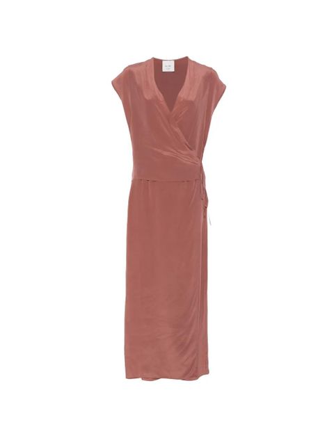 Alysi V-neck wrap maxi dress - Brown - zdjęcie produktu nr 1