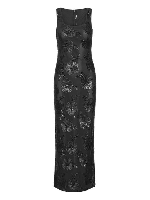 ROTATE BIRGER CHRISTENSEN floral-pattern maxi dress - Black - zdjęcie produktu nr 1