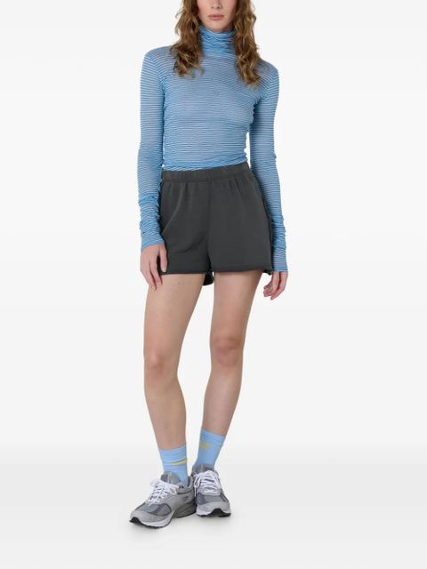 American Vintage Atubay elastic-waist shorts - Grey - zdjęcie produktu nr 2