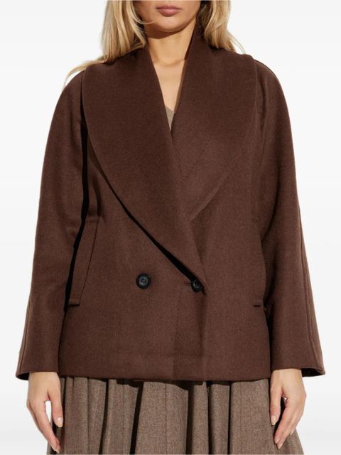 Max Mara Quatto double-breasted jacket - Brown