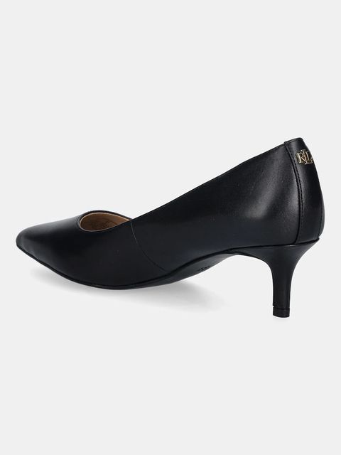 Lauren Ralph Lauren szpilki skórzane Adrienne kolor czarny 802P09030001