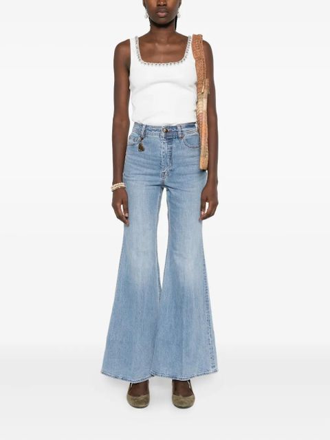ZIMMERMANN charm flared jeans - Blue