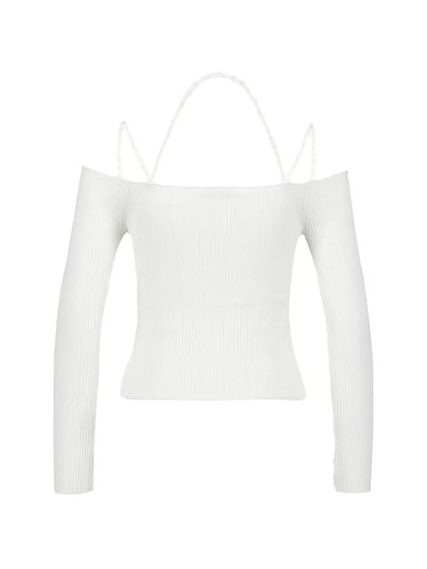 Altuzarra Odin cut-out ribbed-knit sweater - White - zdjęcie produktu nr 2