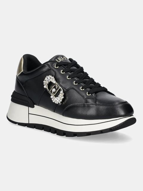 Liu Jo sneakersy skórzane AMAZING 41 damskie kolor czarny BF5043PX026S1189 - zdjęcie produktu nr 1